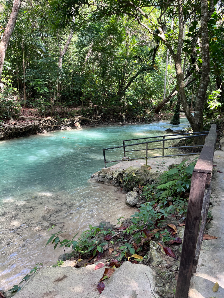 Crystal clear Jamaican river