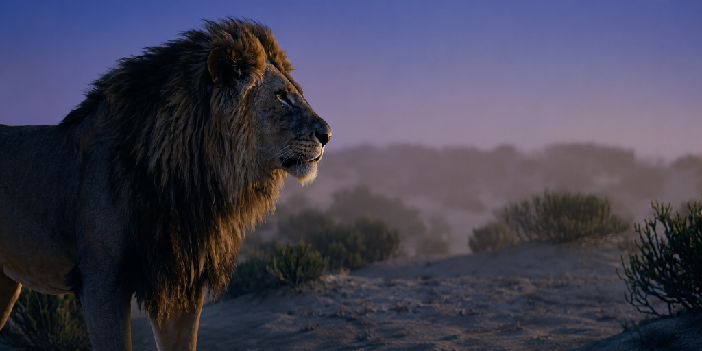 The Lion at Dawn