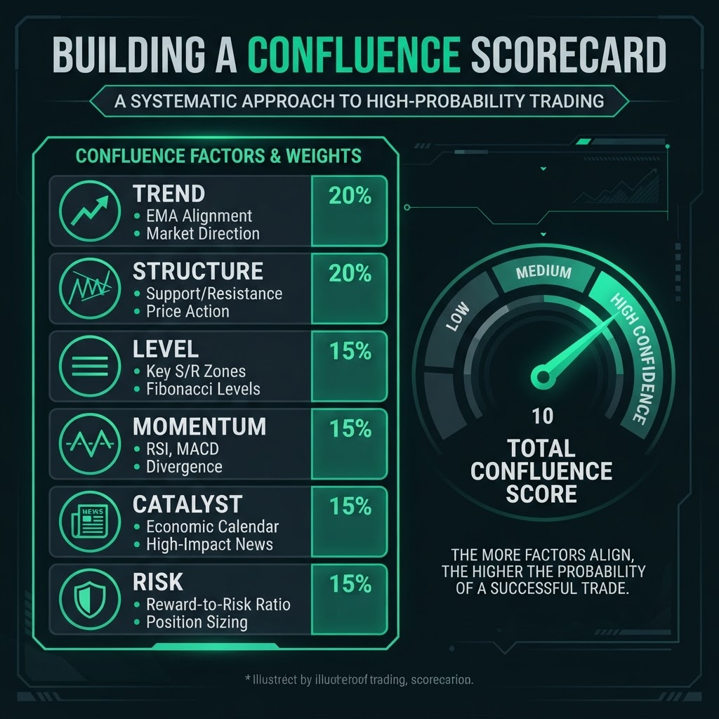 Trading Confluence: Building a Rule-Based Setup Scorecard