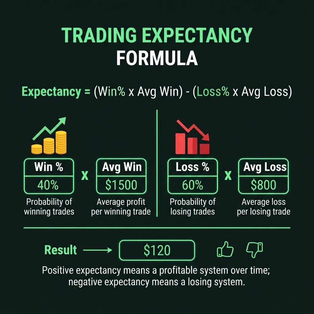 Trading Expectancy: The One Number That Tells You If a Strategy Works