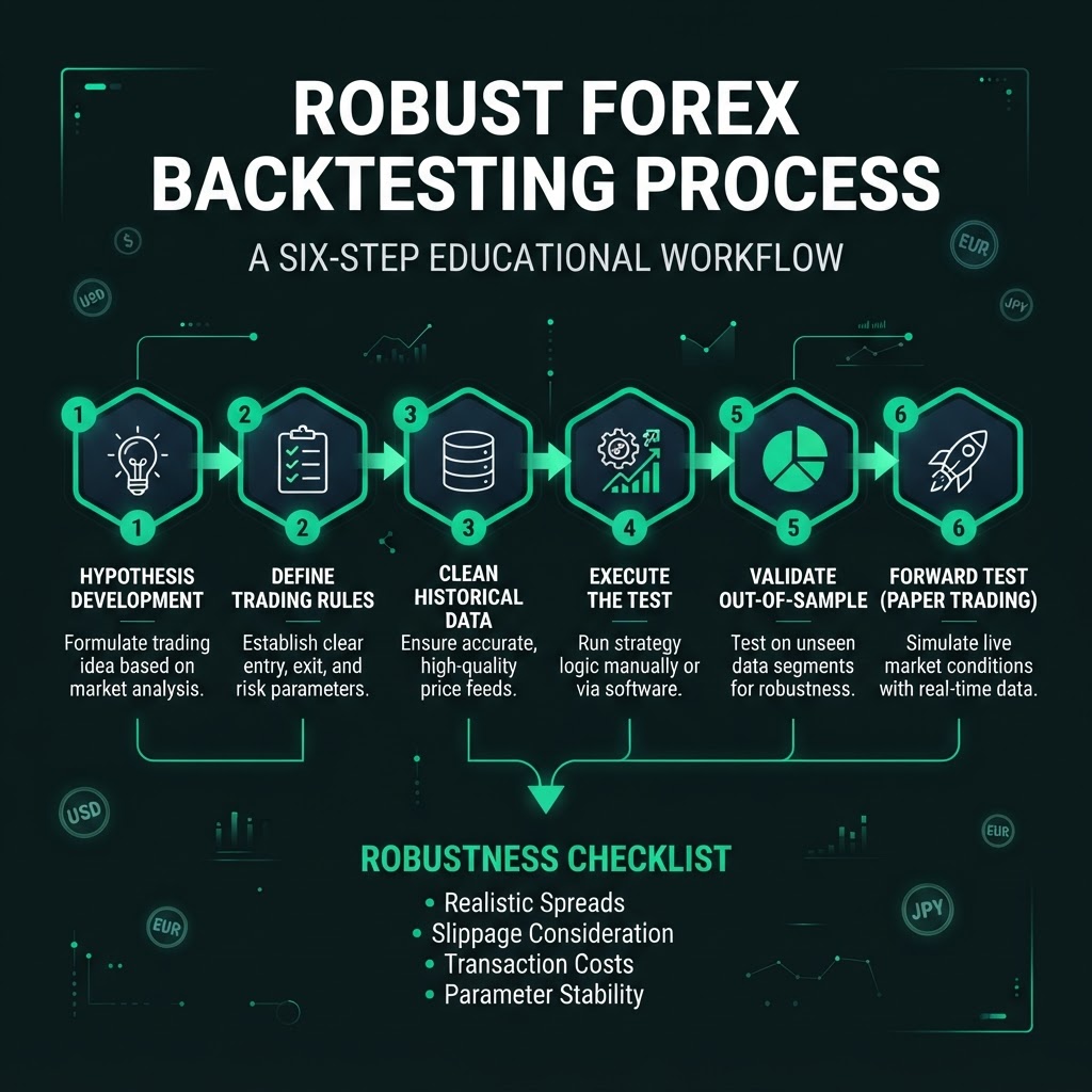 Robust forex backtesting process