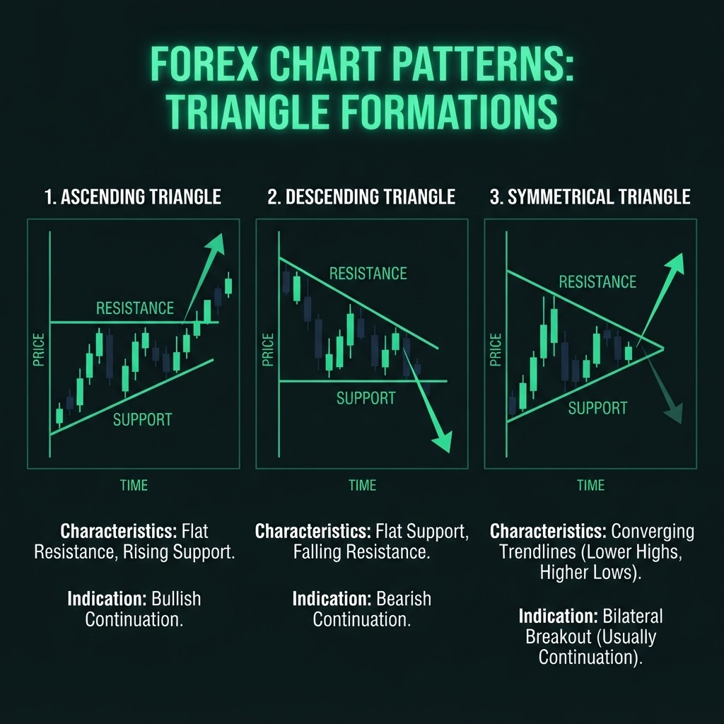 Three Triangle Chart Patterns