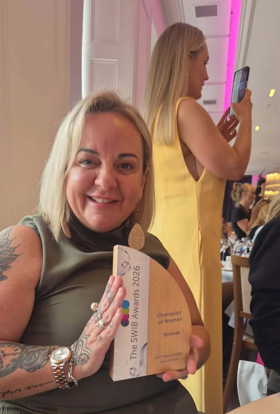 Honoured to Be Named Champion of Women
