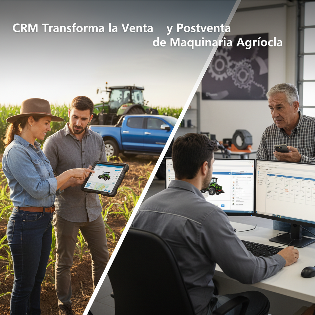 Imagen ilustrativa sobre CRM Transforma la Venta y Postventa de Maquinaria Agrícola en el agro argentino