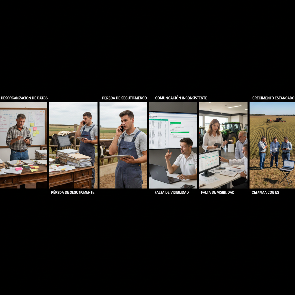 Imagen ilustrativa sobre 5 señales de que tu empresa agropecuaria necesita un CRM ahora en el agro argentino