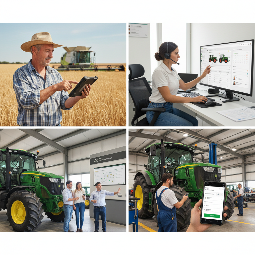 Imagen ilustrativa sobre Qué es un CRM para Maquinaria Agrícola en el agro argentino