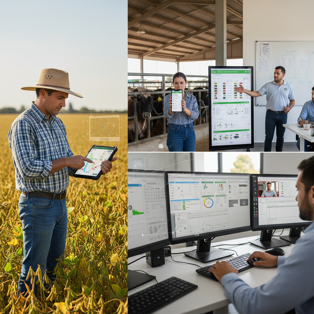 Imagen ilustrativa sobre Qué es un CRM Agrícola en el agro argentino