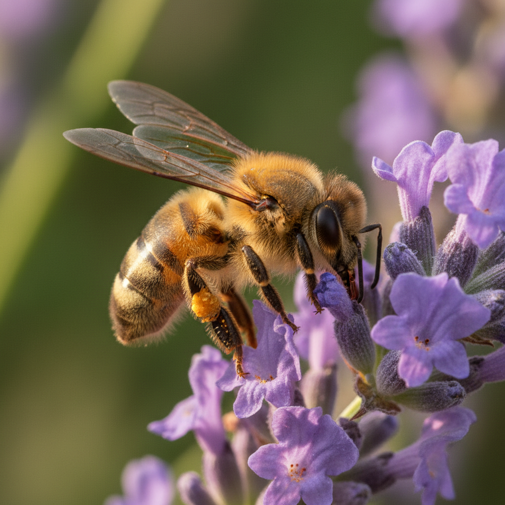 Bee on lavender