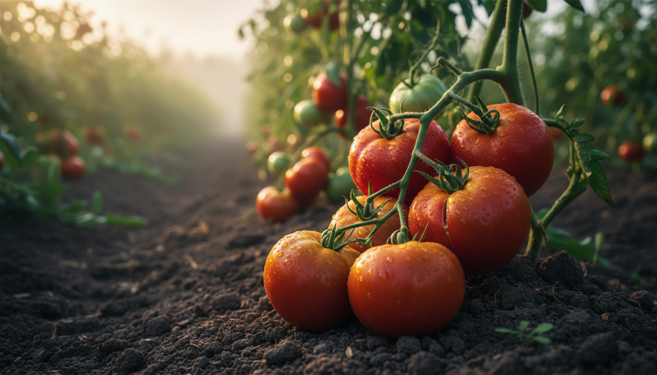 Récolte de légumes frais biodynamiques