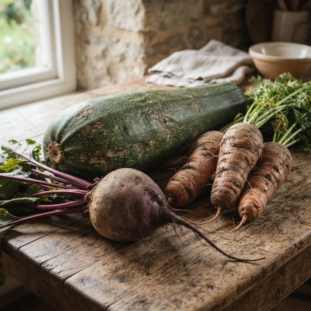 Légumes géants récoltés trop tard