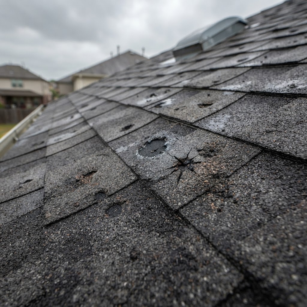 How to Spot Hail Damage on Your Roof in Edmonton & Calgary