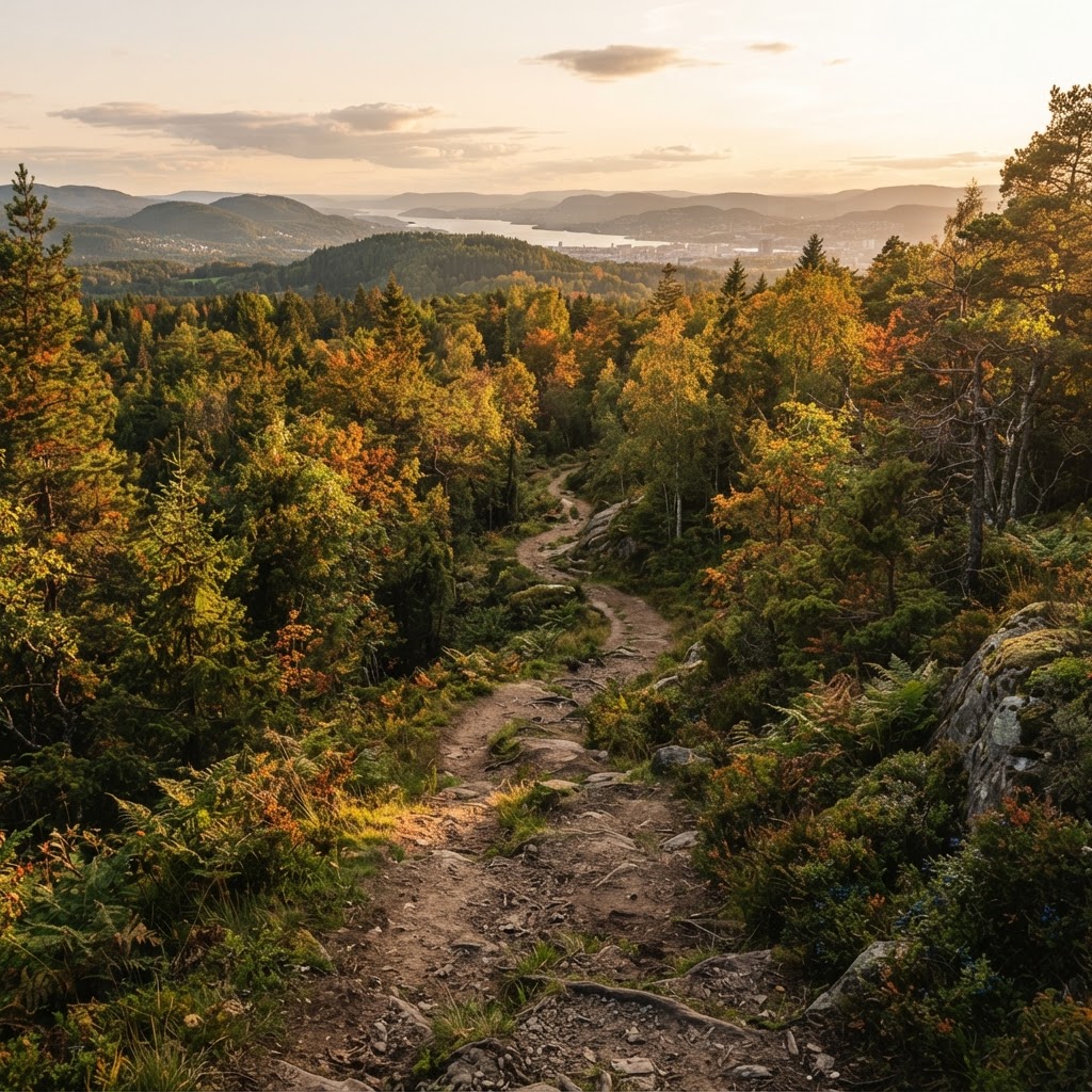 Blåmerket sti i Lillomarka