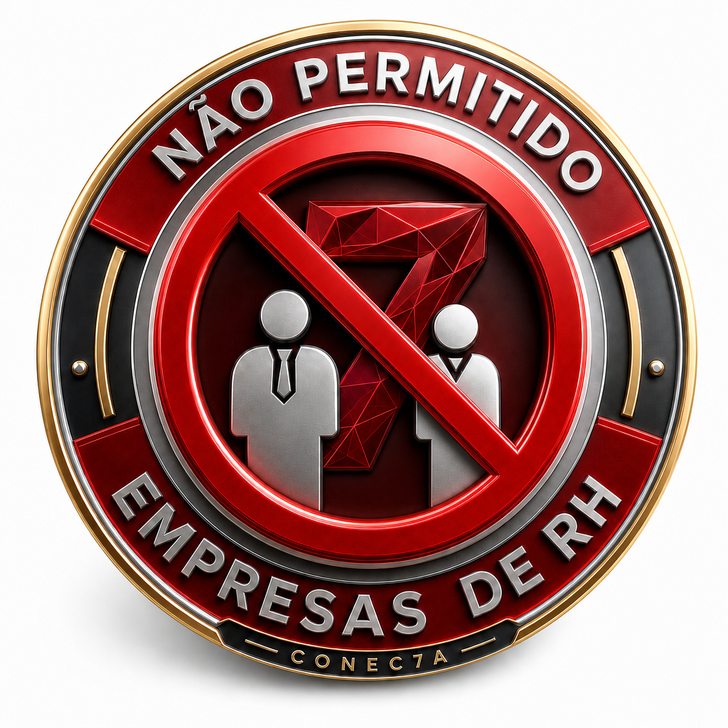 Selo — Não permitido para empresas de RH