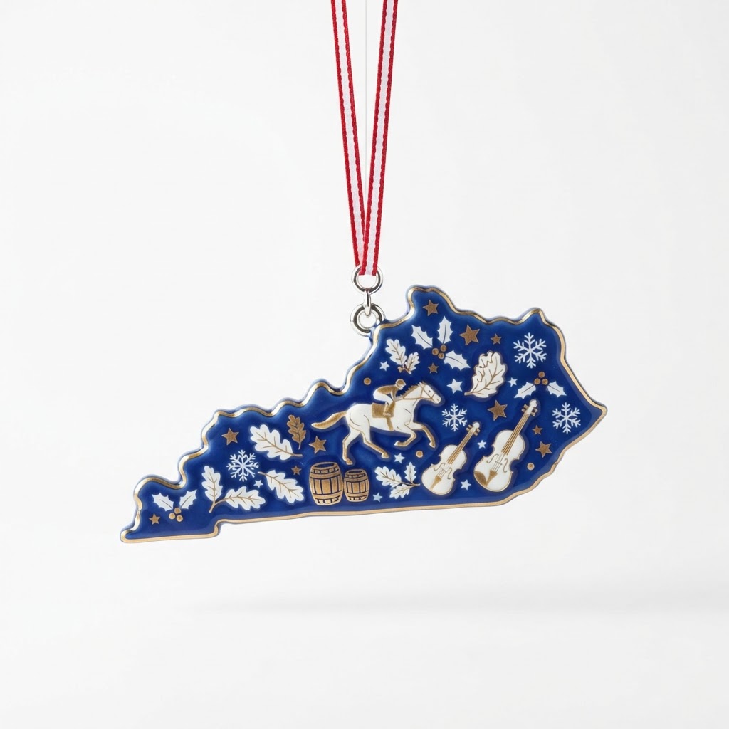 Kentucky Christmas Ornament