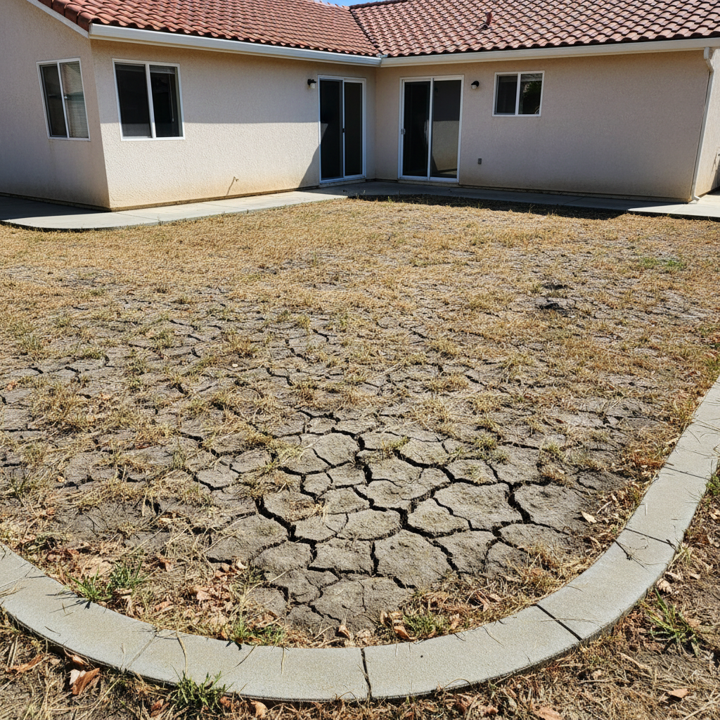 Before: Dry, underutilized lawn — Natural Art Landscape & Management, Los Angeles