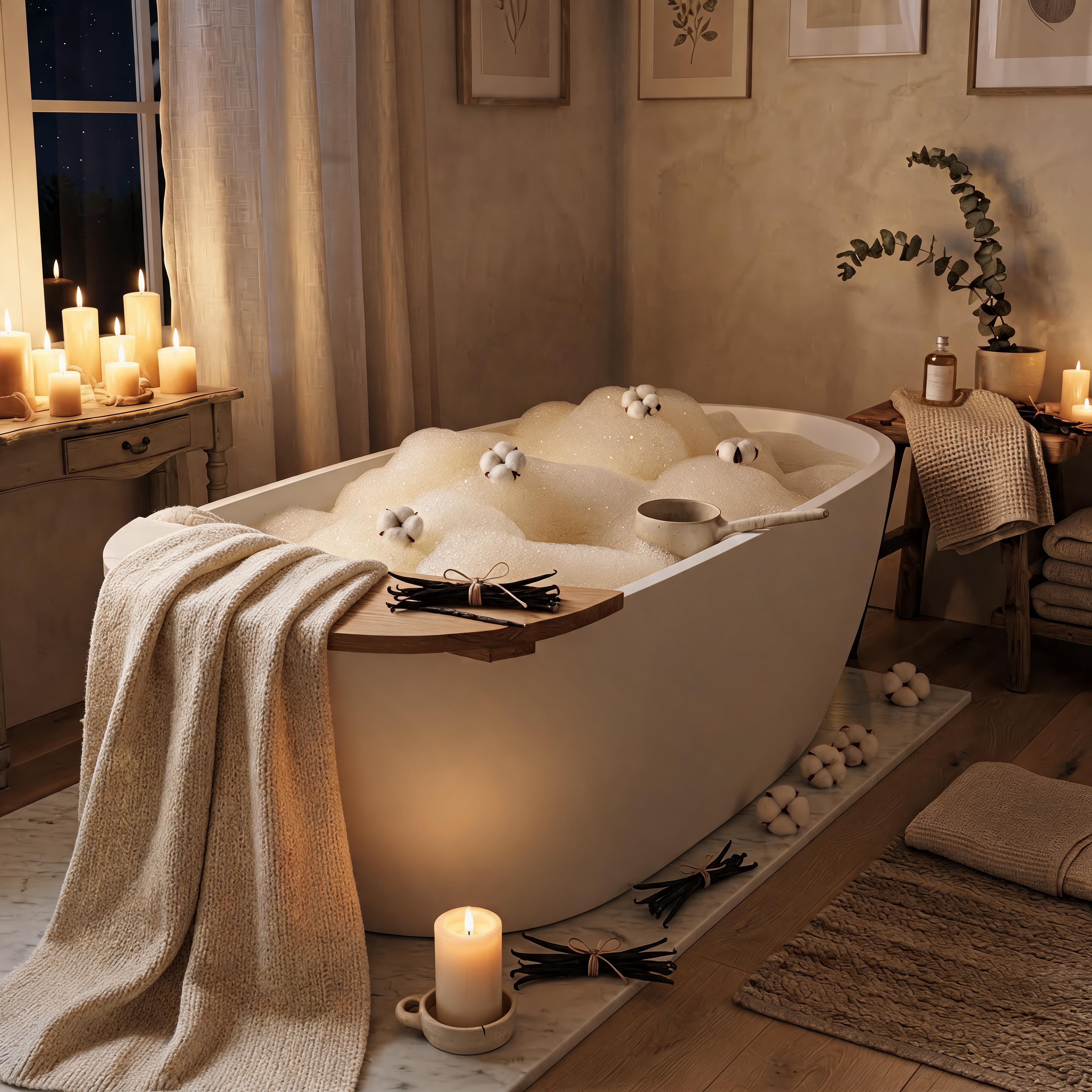 Vanilla Cashmere bath atmosphere