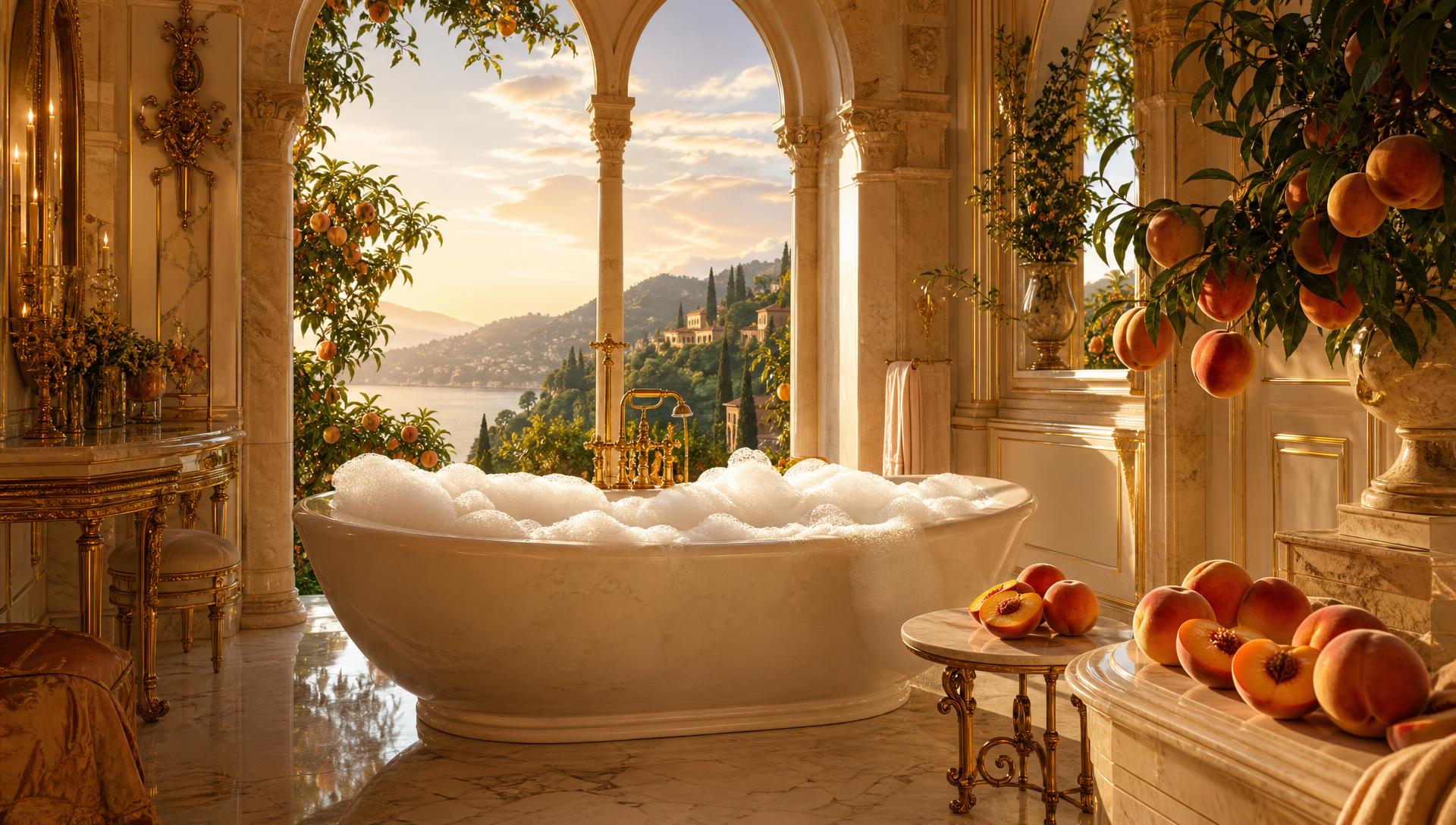 Juicy Peach bath atmosphere