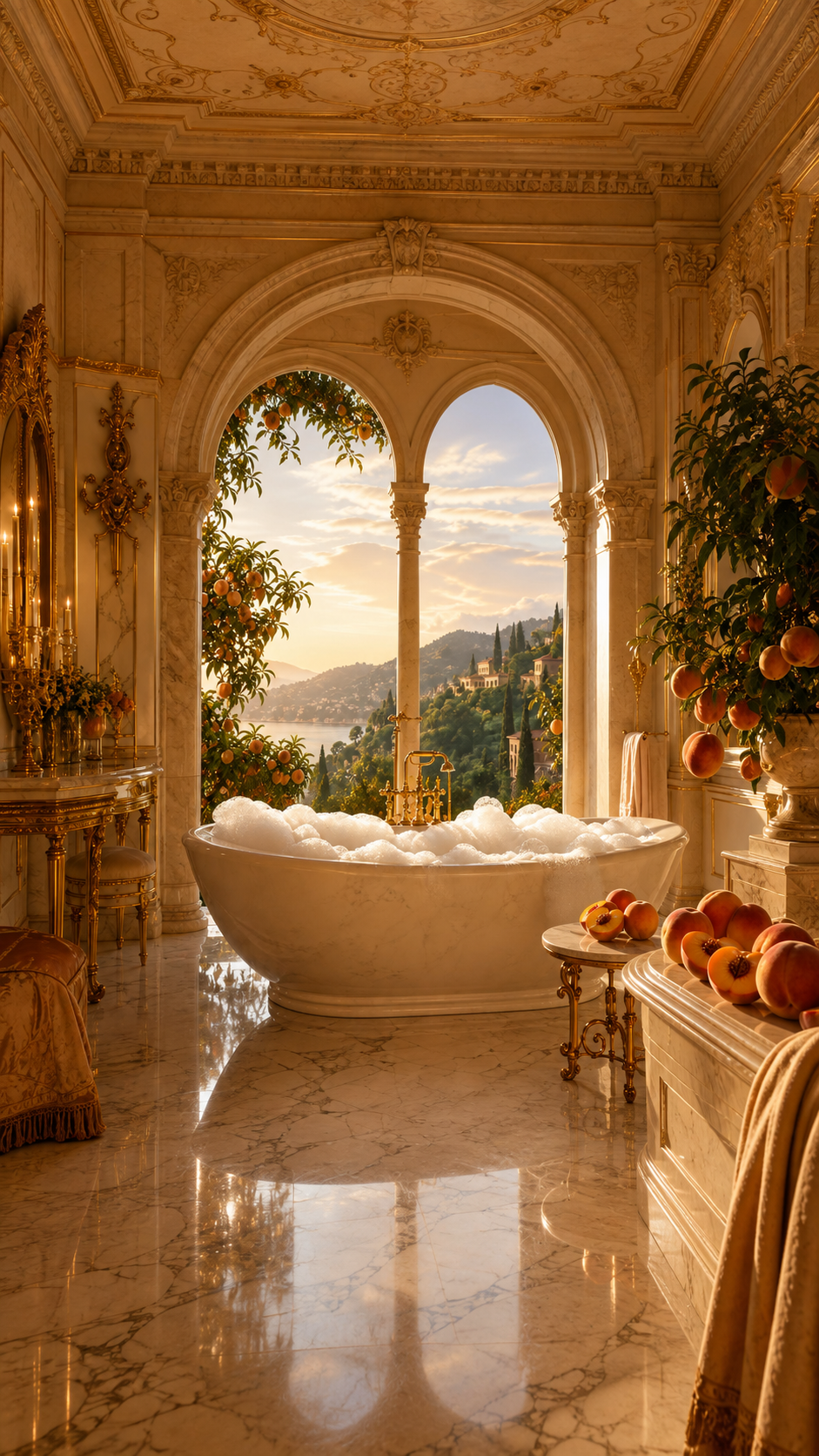 Juicy Peach bath atmosphere