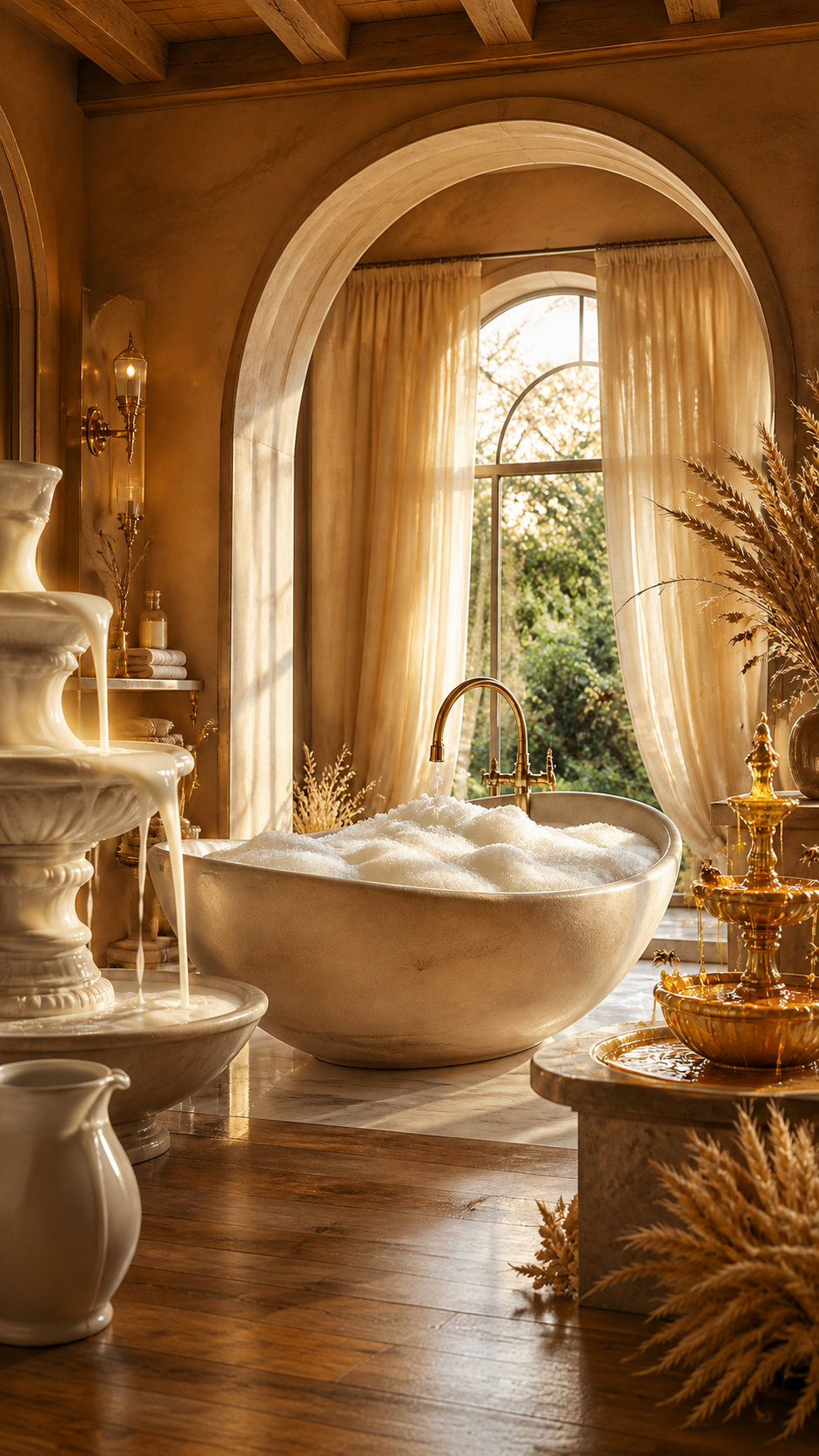 Oat, Milk & Honey bath atmosphere