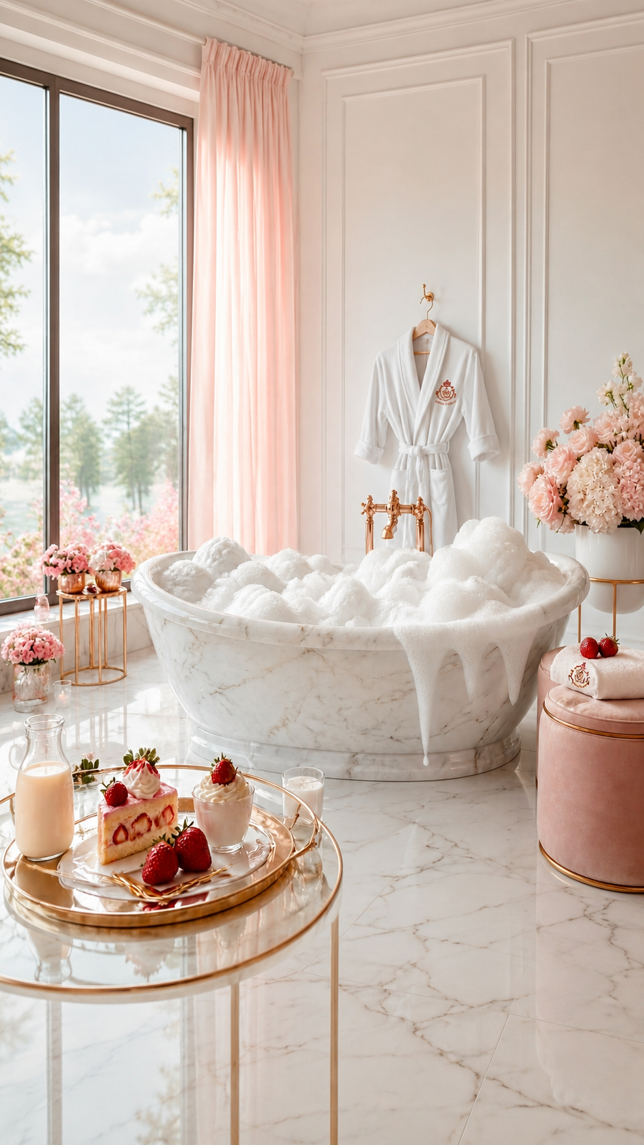 Strawberry Shortcake bath atmosphere