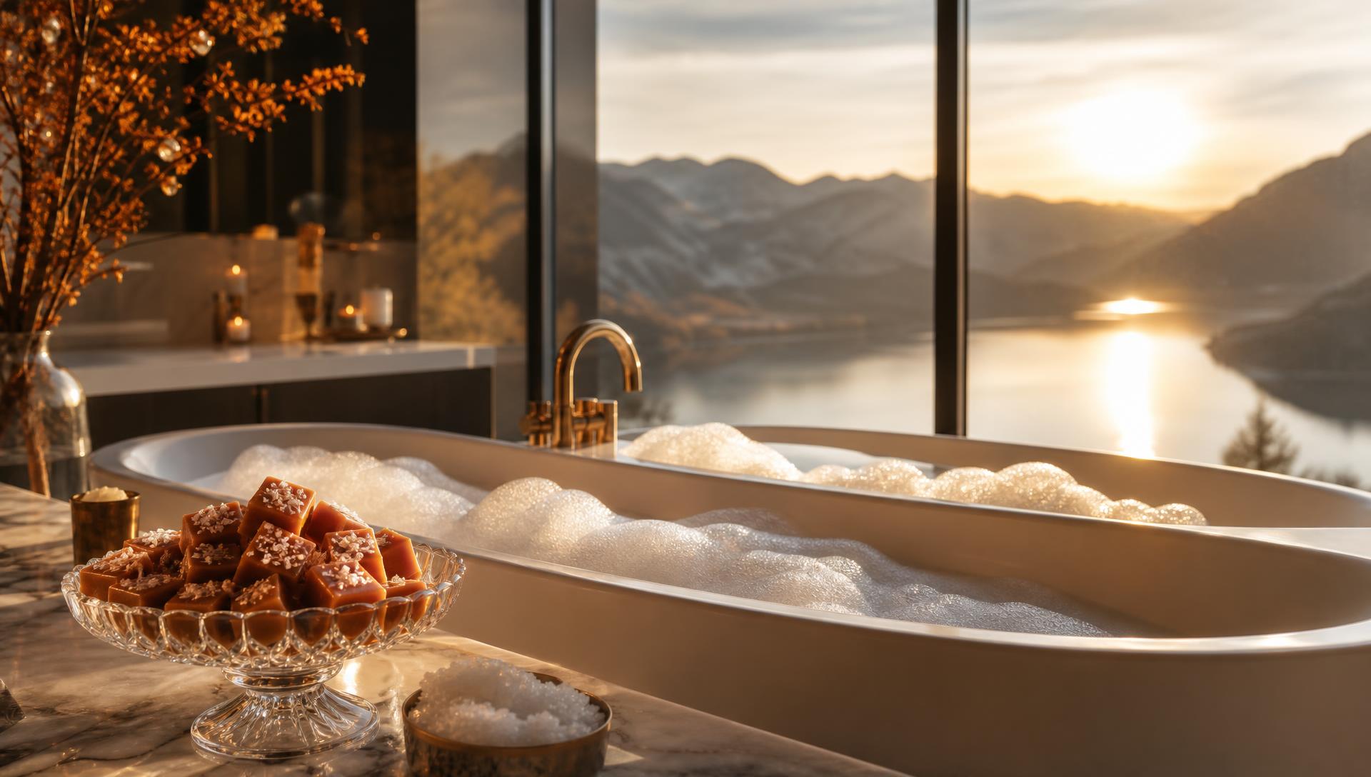 Salted Caramel bath atmosphere
