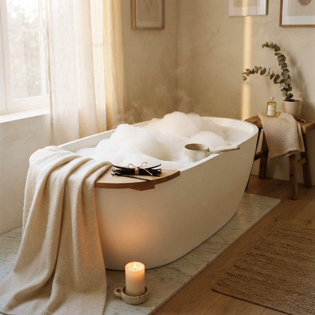 Vanilla Cashmere bath atmosphere