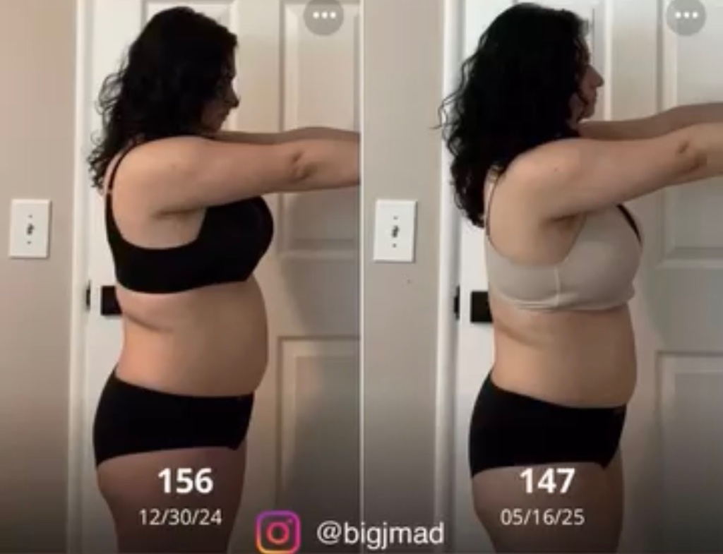 156 → 147 lbs