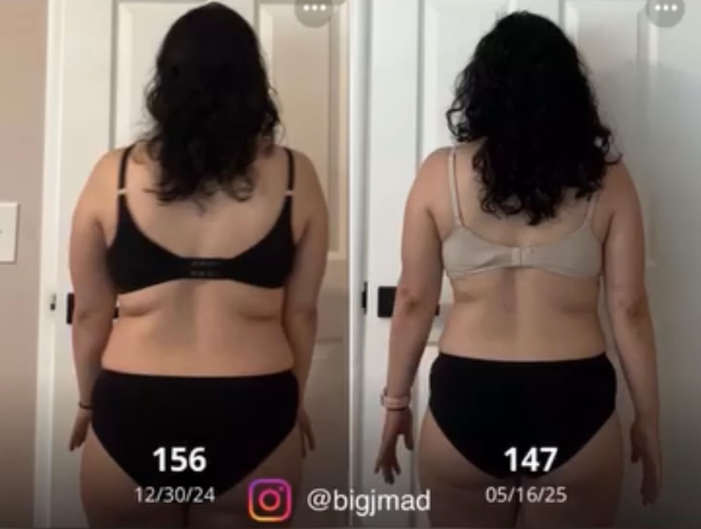 156 → 147 lbs