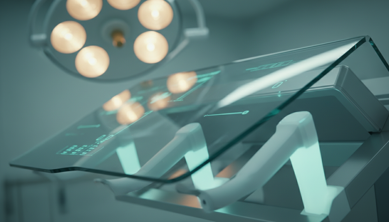 Advanced robotic surgical interface with teal indicators