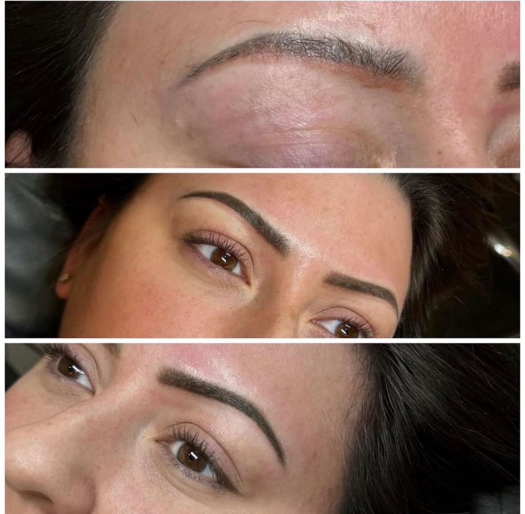 PMU Brow Correction & Coverup Result 2
