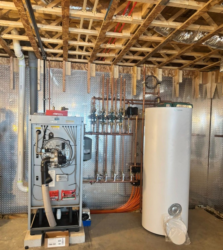 Complete Boiler Room Installation