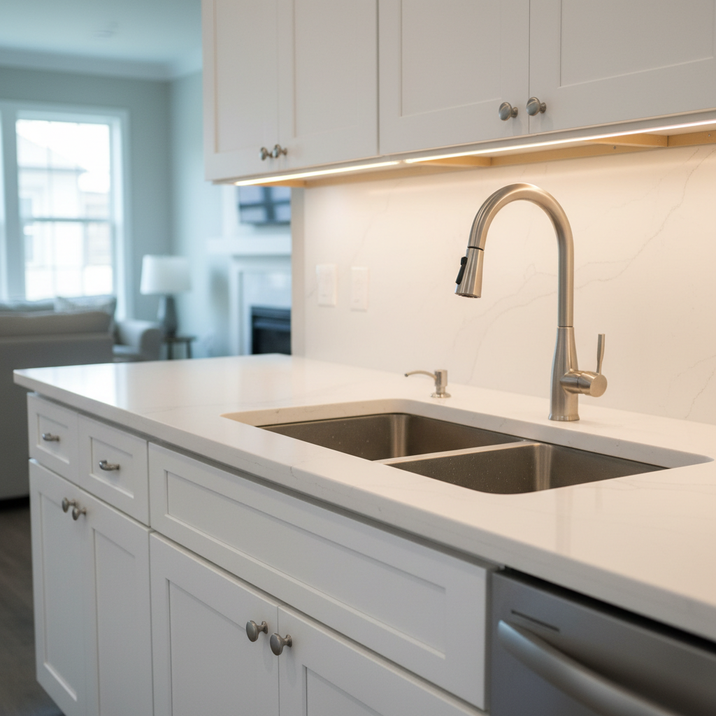 Open-Concept Kitchen & Living Katy, TX — Kitchen remodeling by Magnificent Painters & Remodelers, Houston TX — photo 4