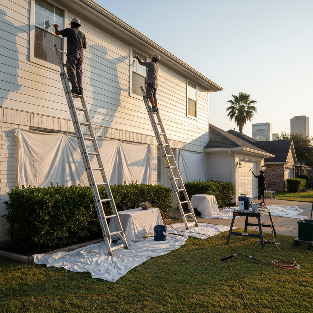 Remodeling craftsmanship by Magnificent Painters and Remodelers Houston TX