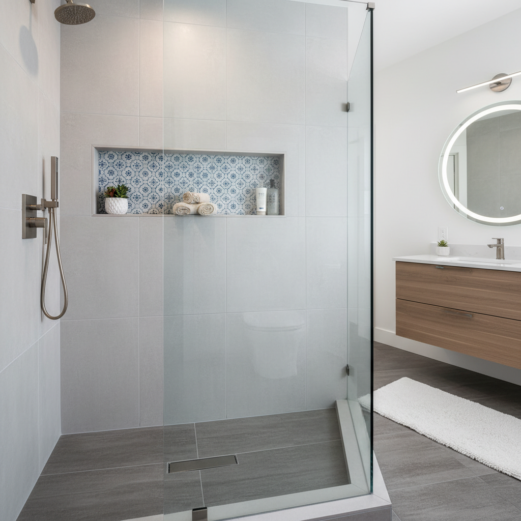 Walk-In Shower Renovation Humble, TX — Bathroom remodeling by Magnificent Painters & Remodelers, Houston TX — photo 3