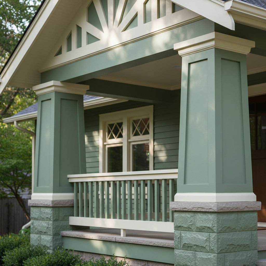 Craftsman Exterior Refresh Spring, TX — Exterior remodeling by Magnificent Painters & Remodelers, Houston TX — photo 2