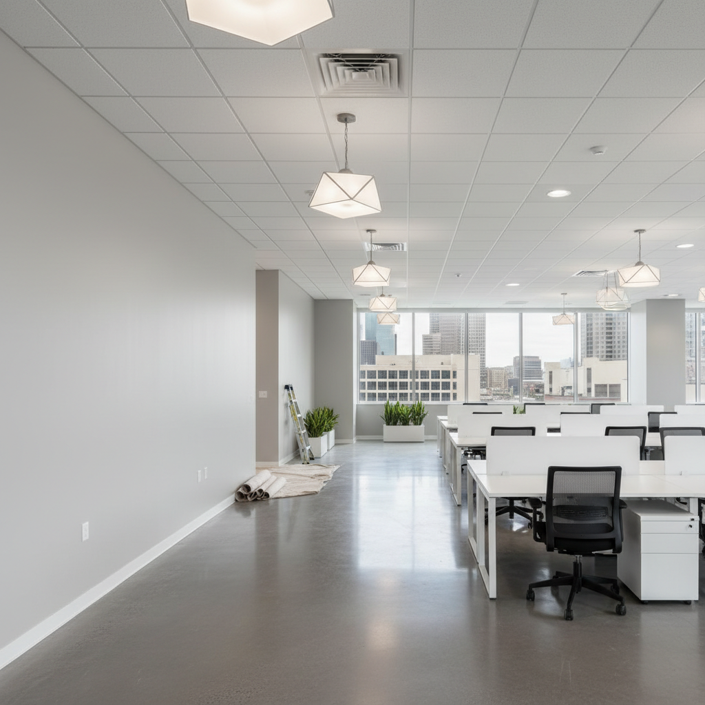 Commercial Office Painting in Houston, TX by Magnificent Painters & Remodelers