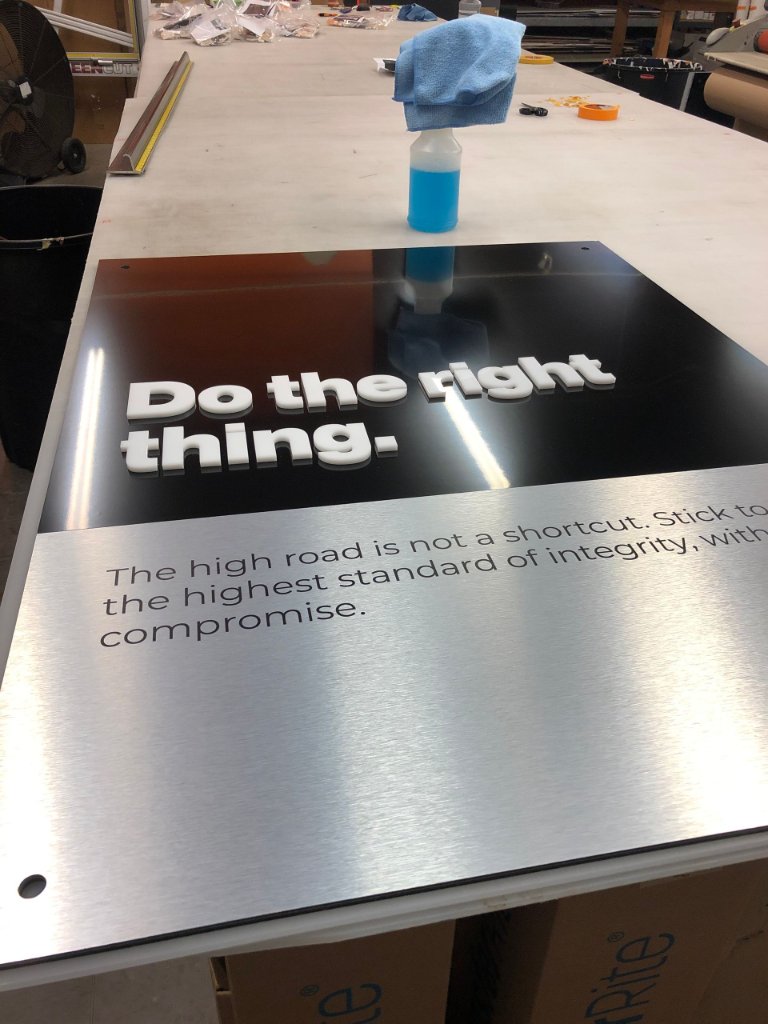 Sign Design project
