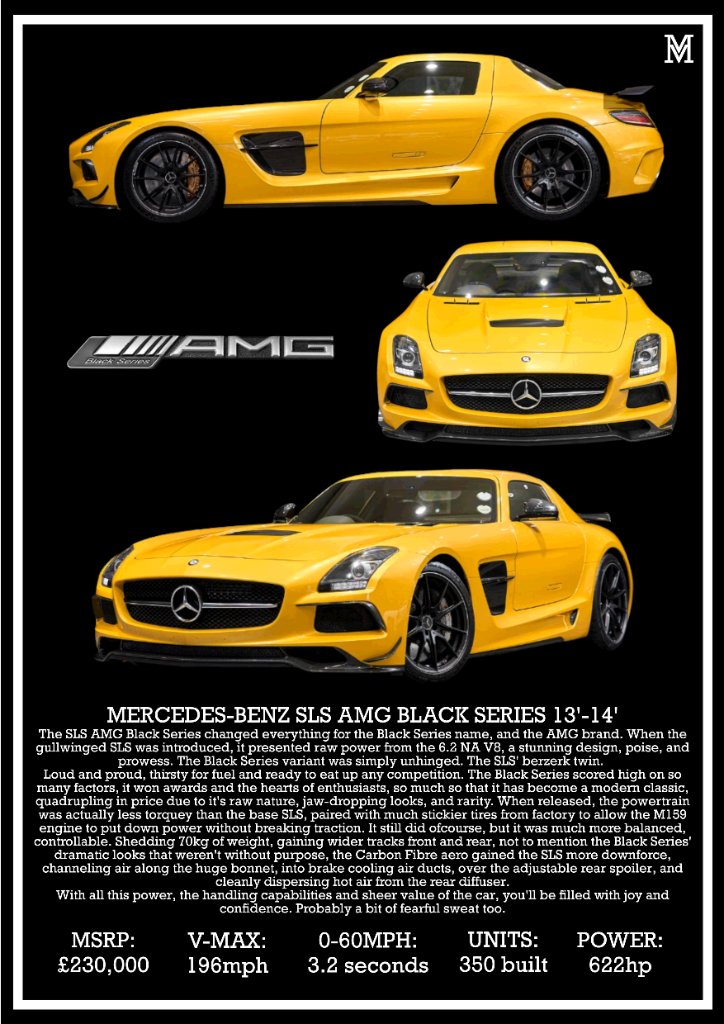 Mercedes-Benz SLS AMG Black Series — Dark