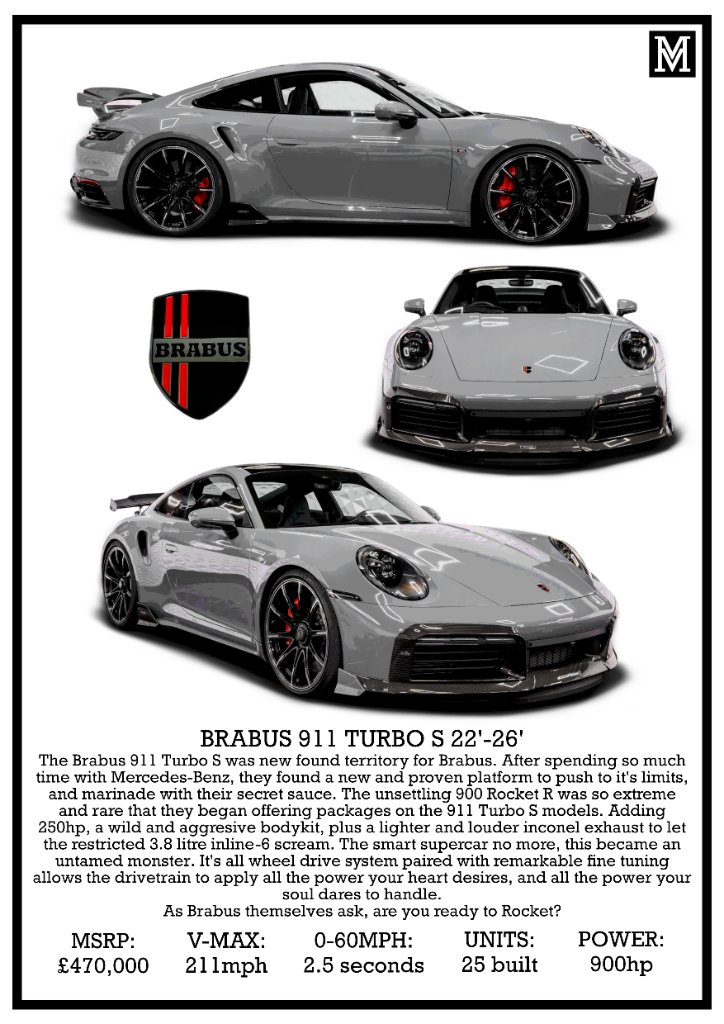 Brabus 911 Turbo S