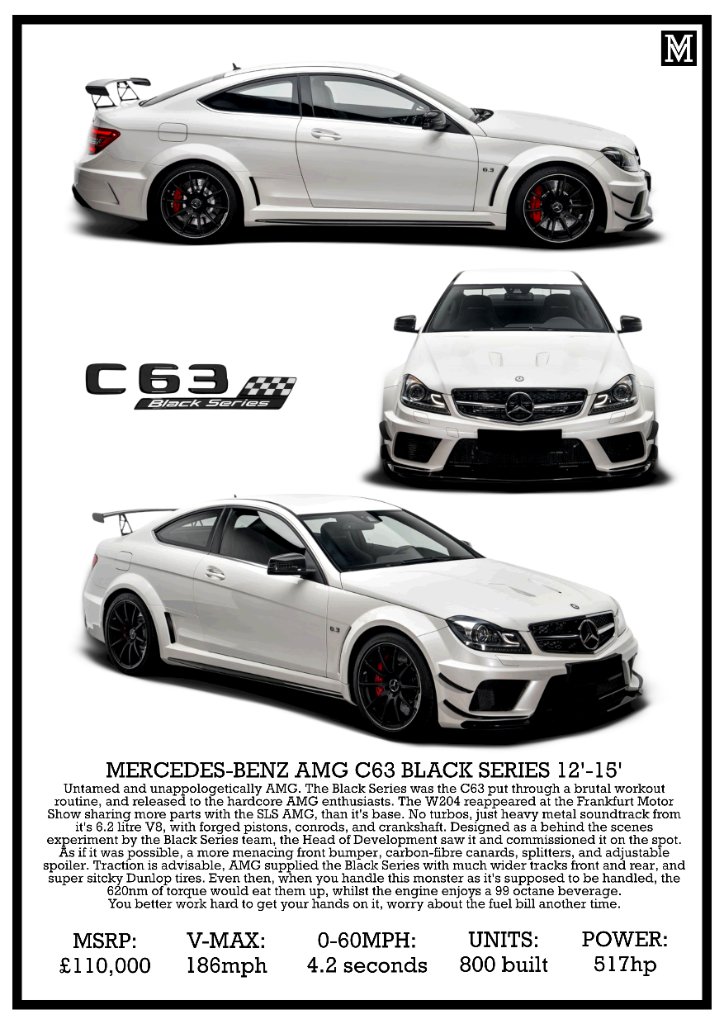 Mercedes-Benz AMG C63 Black Series
