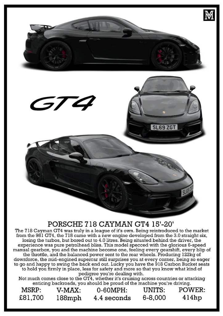 Porsche 718 Cayman GT4