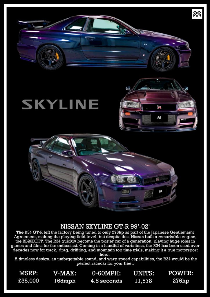 Nissan Skyline GT-R — Dark