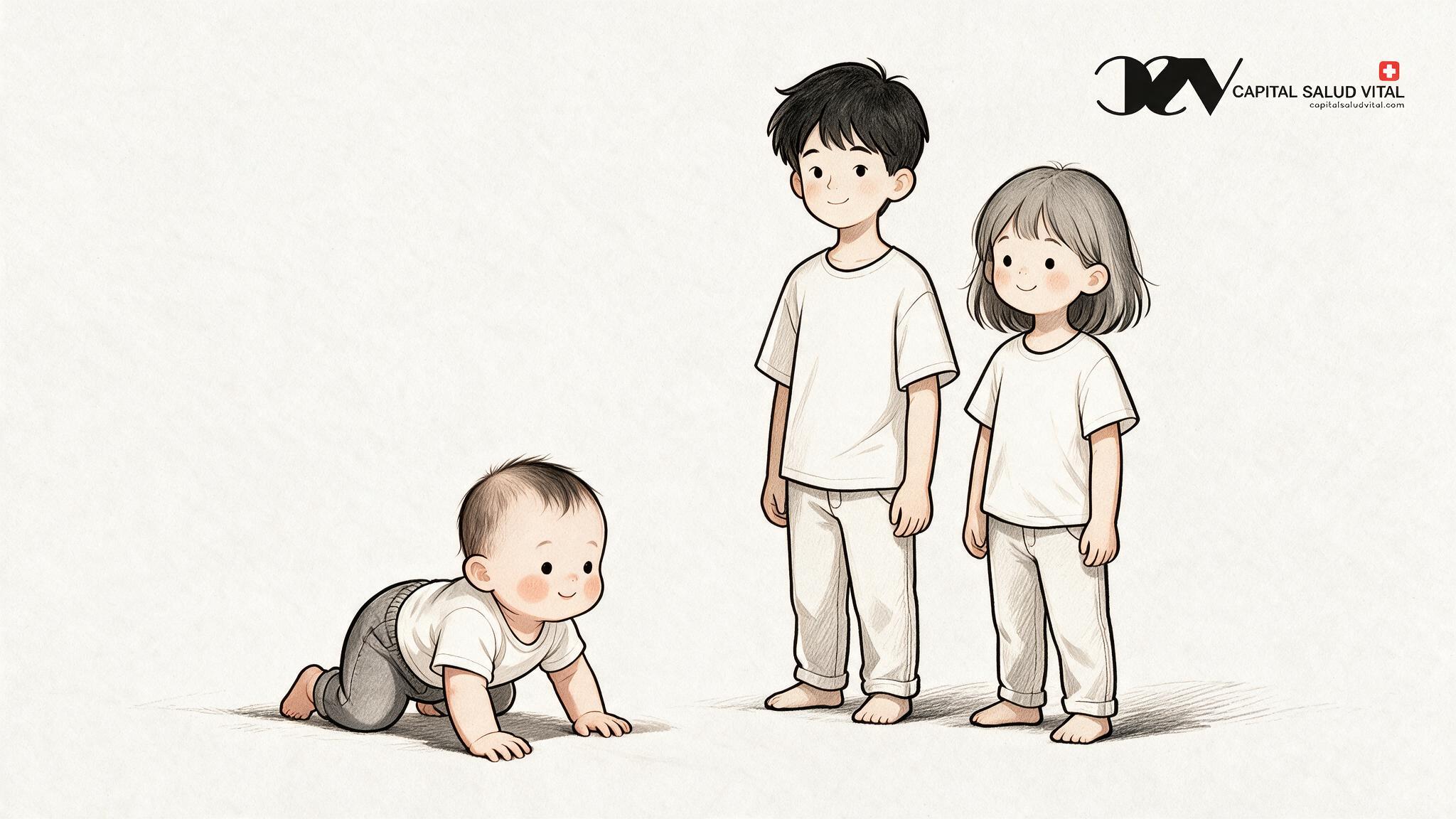 Ilustración de orientación infantil — Capital Salud Vital
