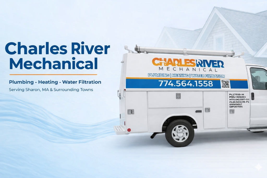 Charles River Mechanical — Plumbing, Heating & Water Filtration serving Sharon, MA and surrounding towns