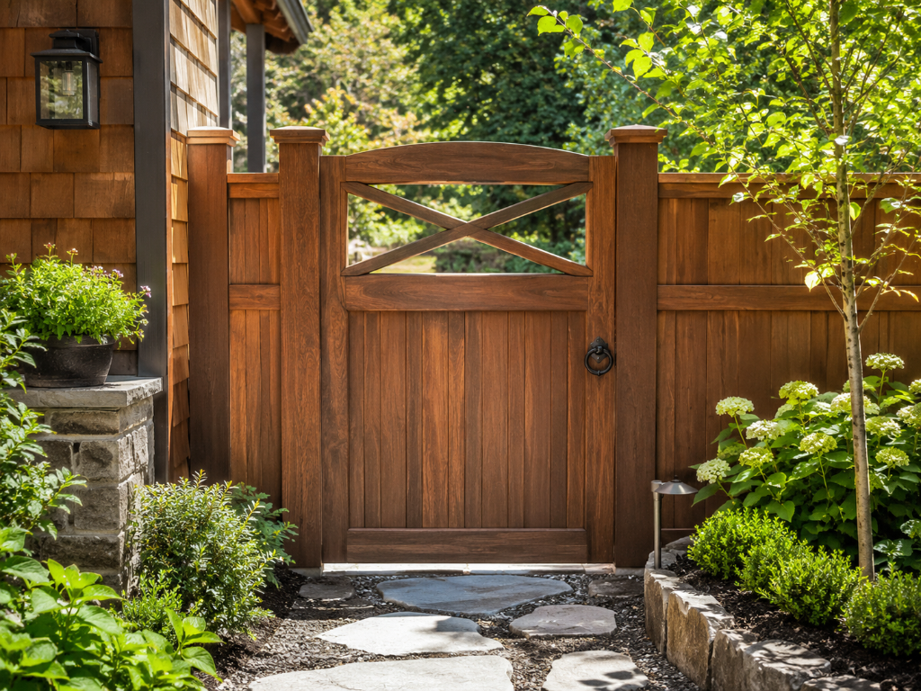 Decorative garden gate