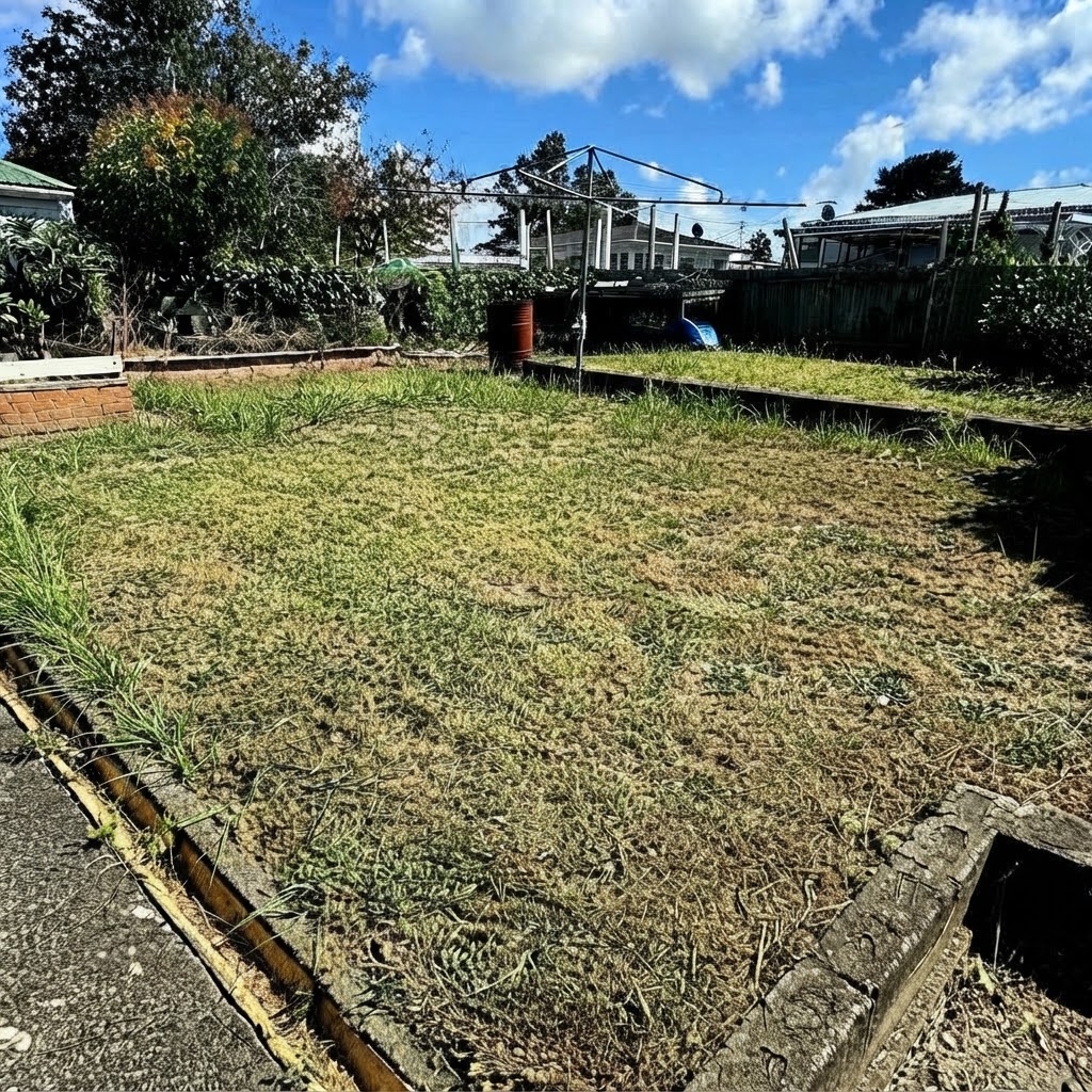 Before - Lawn Renovation