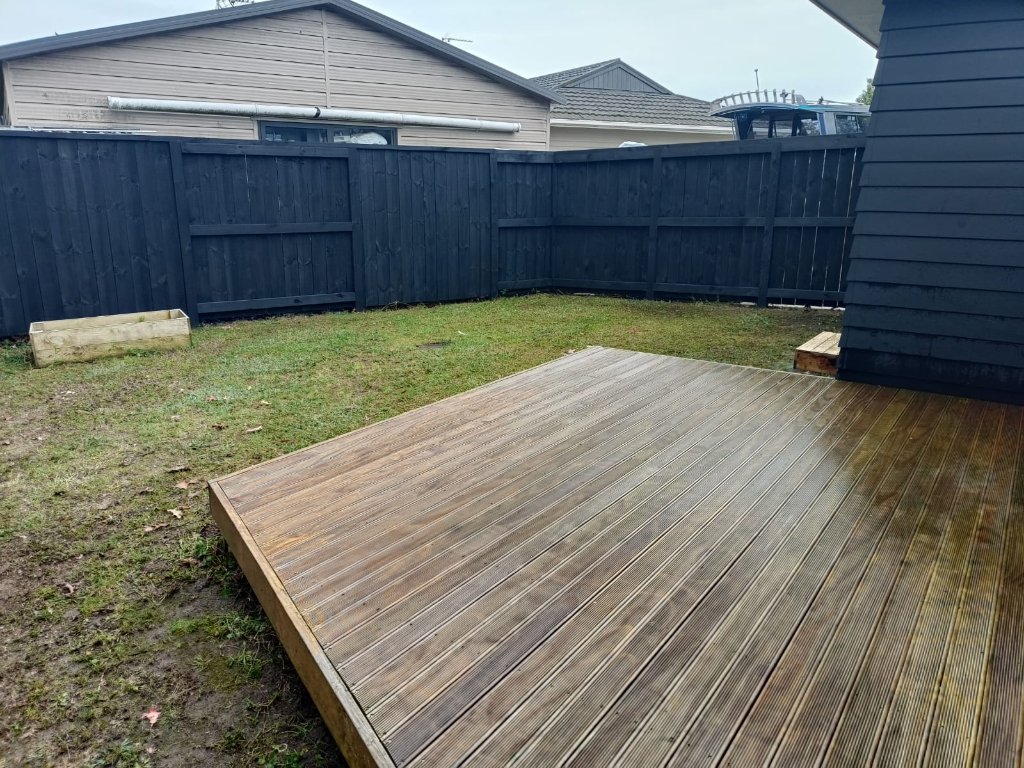 After - Deck Pressure Washing