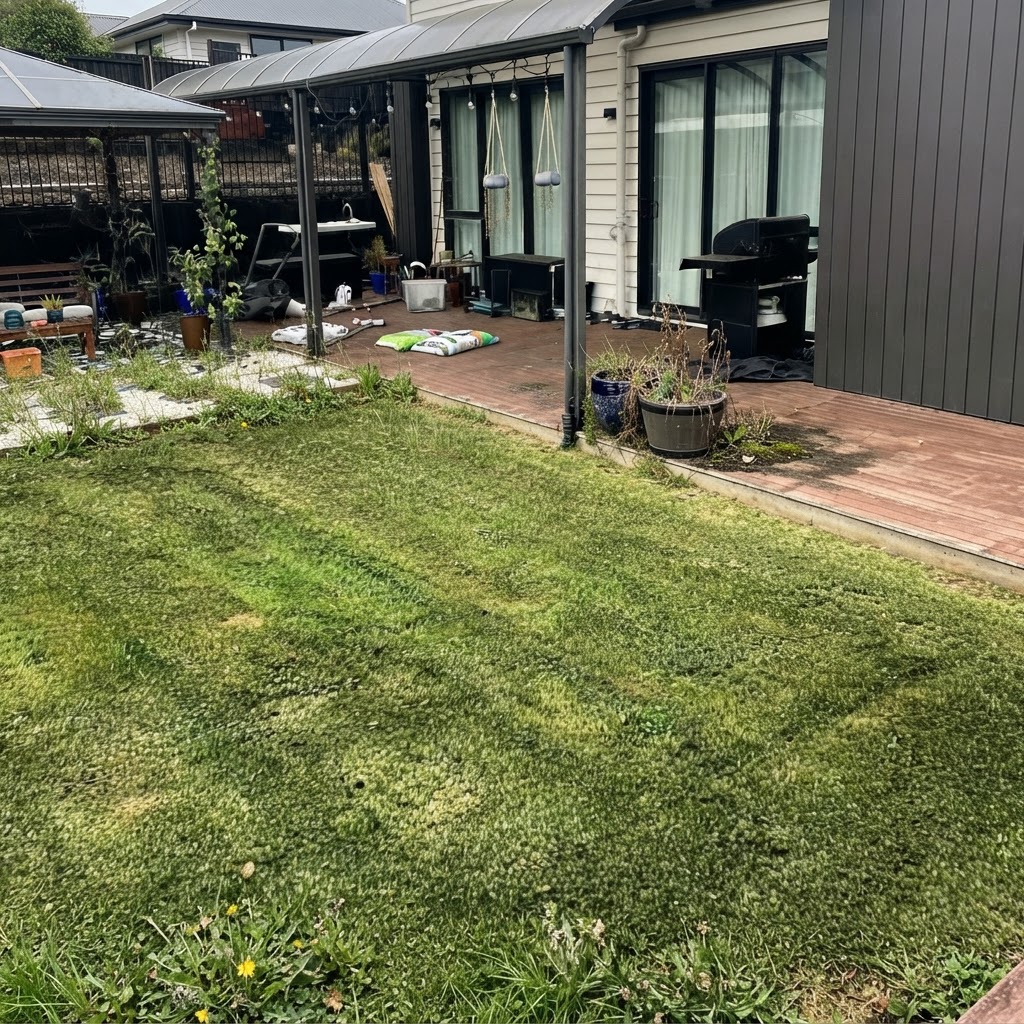 Before - Deck & Yard Clean-Up