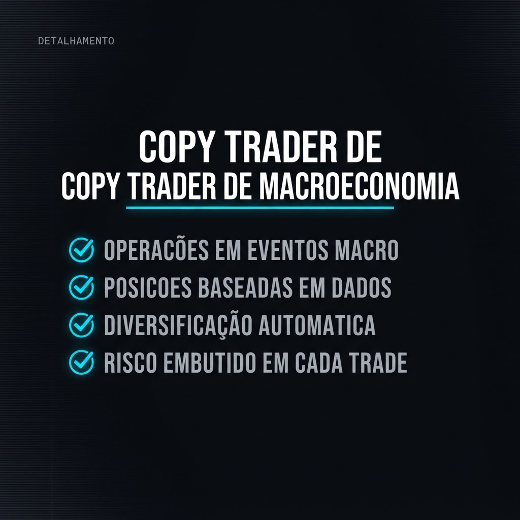 Copy Trader — o que será trabalhado