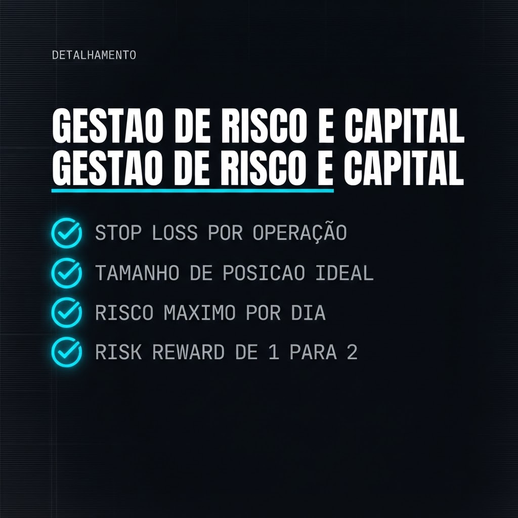 Gestão de Risco — o que será trabalhado